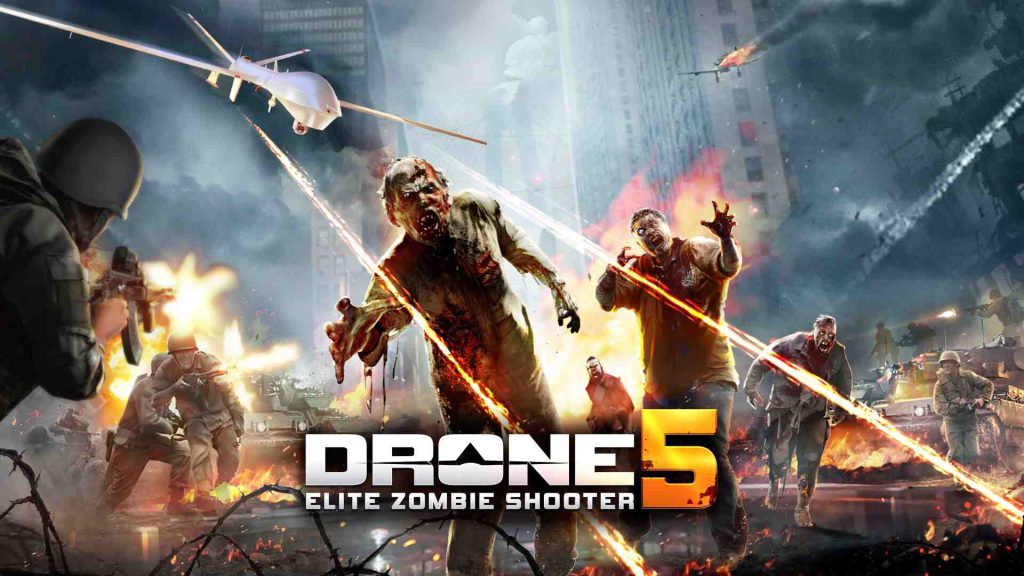 Drone-5-Elite-Zombie-Shooter-Poster