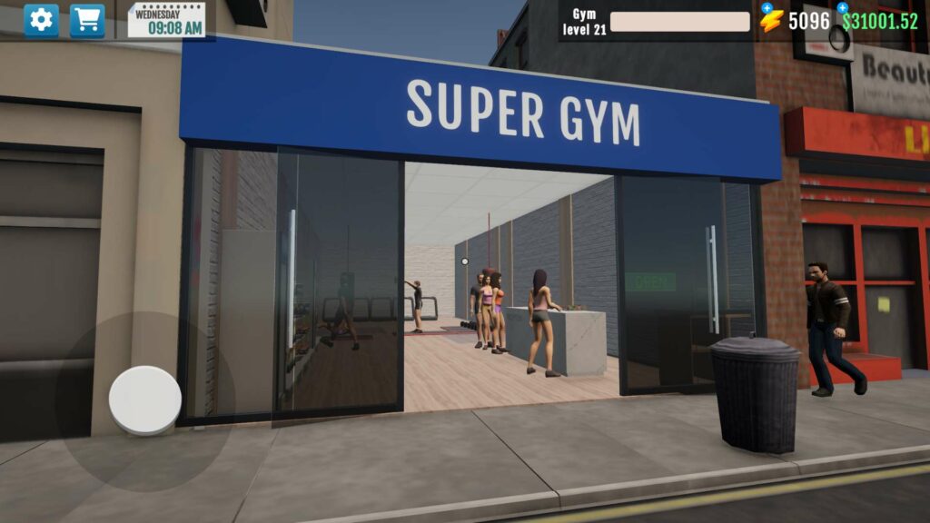 Fitness Gym Simulator Fit 3D Poster
